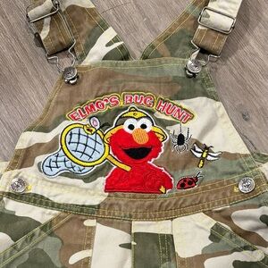Elmo's Bug Hunt Camouflage Overalls for Kids